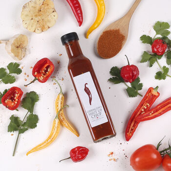 Hot And Spicy Chilli Sauce And Chilli Oil Gift Set, 5 of 5