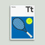 Tennis, Prints And Posters For Sports Fans, thumbnail 3 of 6