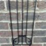 Wall Plant Pot Hanger 70cm Black Metal Garden Wall Planter Holder Bracket, thumbnail 9 of 10