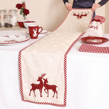 Set Of Two Country Stag Cotton Tea Towels, 8 of 8