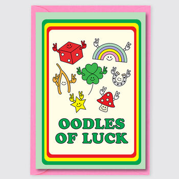 Cute Good Luck Card Lucky Charms Symbols, 3 of 3
