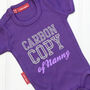 Personalised Carbon Copy Babygrow, thumbnail 4 of 9