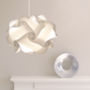 White Ceiling Pendant Smarty Lamps Tukia Lampshade, thumbnail 5 of 7