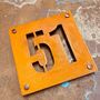 Corten Steel House Number Sign, thumbnail 3 of 12