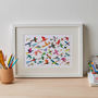 Bright And Colourful Birds Print, thumbnail 2 of 3