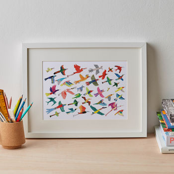 Bright And Colourful Birds Print, 2 of 3