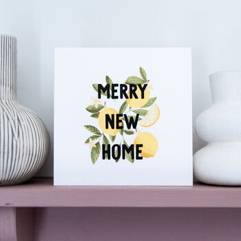 'Merry New Home' Card, 3 of 4