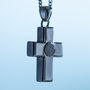 Personalised Cross Hidden Photo Necklace In Sterling Silver, thumbnail 2 of 8