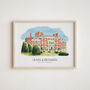Destination Wedding Venue Portrait – Custom Hand Drawn Wedding Gift, thumbnail 12 of 12