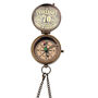 Personalised 70th Birthday Gift Compass With Leather Case, thumbnail 7 of 10