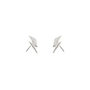 Bowie Flash Small Stud Earrings, thumbnail 3 of 3