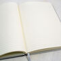 Personalised Engagement A5 Cloth Bound Notebook, thumbnail 8 of 9