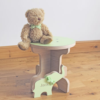 Personalised Children's Wooden Stool, 7 of 8