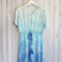 Liana Dress In Blue Ombre Botanical, thumbnail 7 of 8