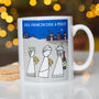 Three Wise Men Funny Wine Christmas Mug, thumbnail 3 of 3