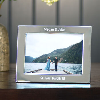 Personalised Silver Plated Photo Frame, 2 of 8