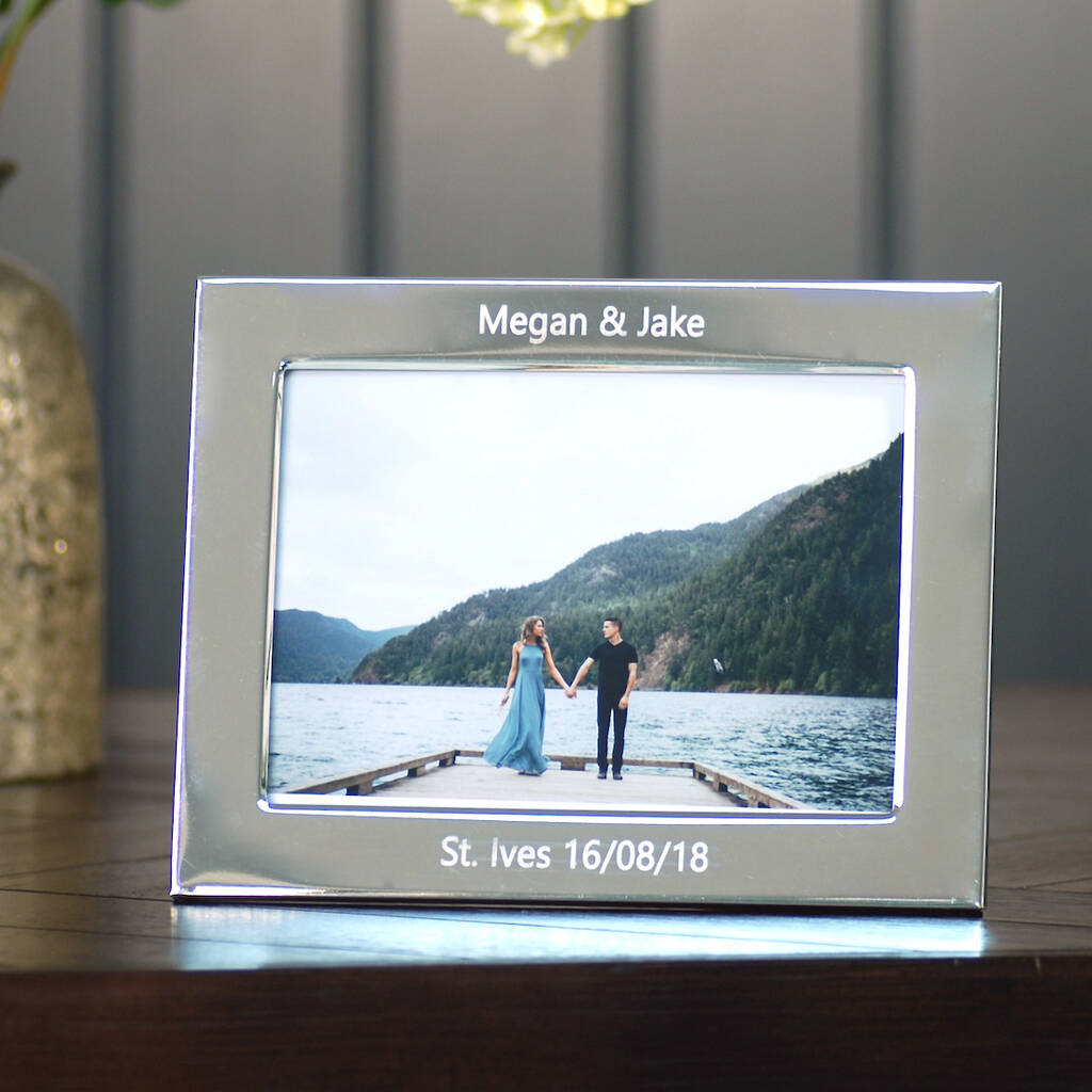 Personalised Silver Plated Photo Frame, 1 of 7