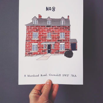 Personalised House Illustration Print, 2 of 12