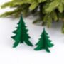Eco Christmas Tree Cutlery Holder Set Of Four, thumbnail 3 of 6