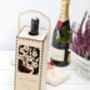 Blossom Tree Personalised Wooden Bottle Gift Box, thumbnail 4 of 5