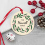 Personalised Family Wreath Christmas Decoration, thumbnail 12 of 12