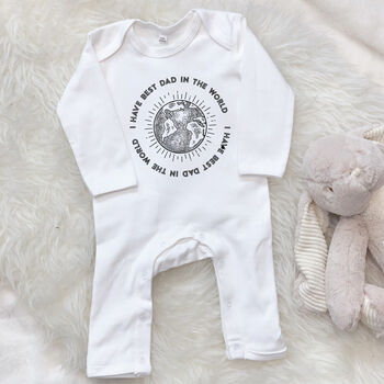I Have The Best Dad In The World Babygrow, 2 of 3