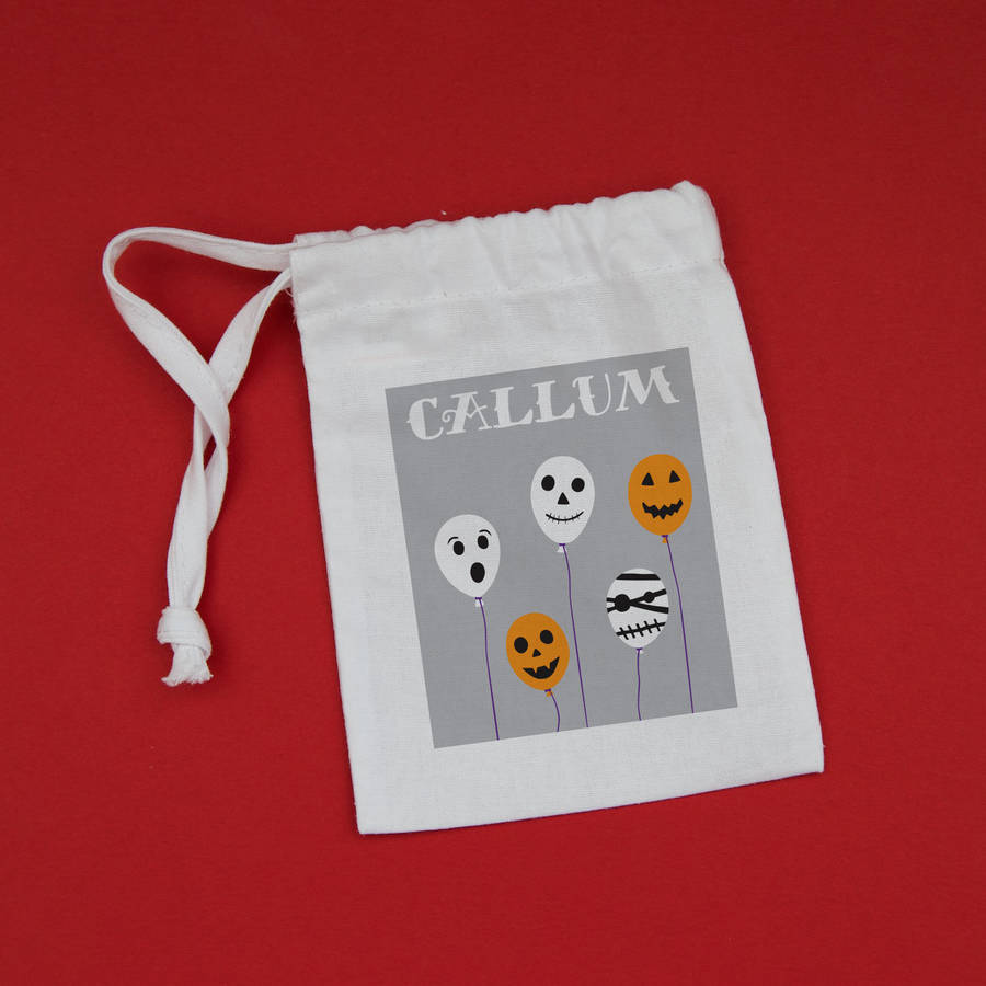 Halloween Balloons Trick Or Treat Bag With Sweet Option By So Close ...