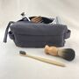 Fair Trade Unisex Canvas Washbag Shaving Pouch Vegan, thumbnail 3 of 12