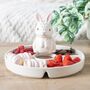 Easter Bunny Serving Platter Snack Dish, thumbnail 1 of 6