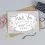 Thank You For Being My Flower Girl Card Personalised, thumbnail 1 of 3