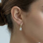 Shikaku 18 K Gold Plated Stone Earrings, thumbnail 2 of 6