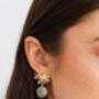 Elegant Semi Precious Stone Drop Earrings, thumbnail 2 of 9