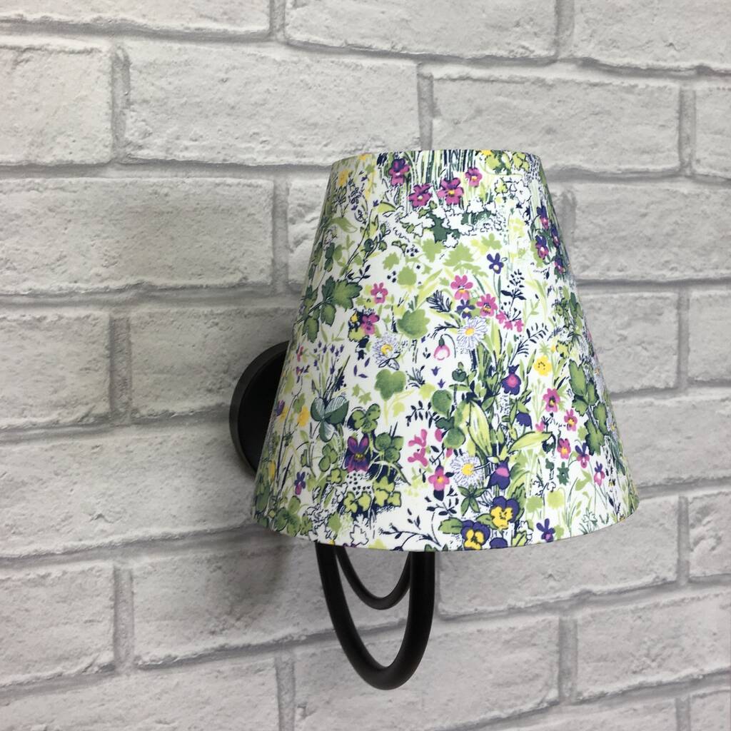 Ditsy Floral Candle Clip Lampshades By Holm Made