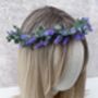 Lavender Flower Hair Crown, thumbnail 4 of 7