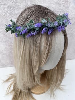 Lavender Flower Hair Crown, 4 of 7