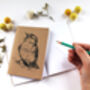 A6 Singing Bird Note Book Wood Warbler, thumbnail 2 of 4