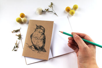 A6 Singing Bird Note Book Wood Warbler, 2 of 4