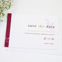 Date Floral Wedding Invitation Set, thumbnail 3 of 6