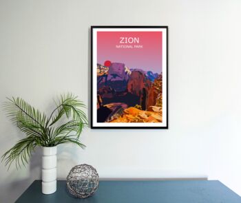 Zion National Park Art Print, 2 of 4