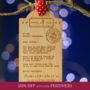 Bespoke Baby's First Christmas Wooden Tag Decoration, thumbnail 1 of 6