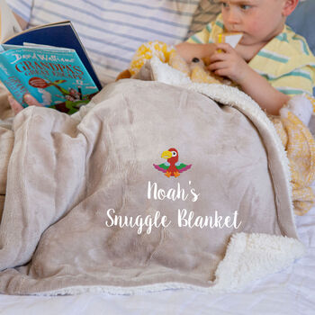 Personalised Children's Elephant Sherpa Blanket, 11 of 11