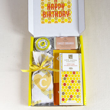 Happy Birthday Honeycomb Letterbox, 2 of 4