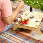 Personalised Portable Picnic Table Wine Holder, thumbnail 4 of 11