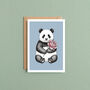 Peony Panda Card, thumbnail 1 of 6