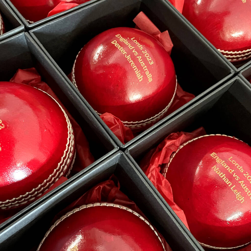 Personalised Cricket Ball By We Print Balls
