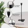 Set Of Three Candlestick Taper Holders Stand, thumbnail 4 of 7