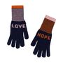 Autumn Berry Love / Hope Lambswool Gloves, thumbnail 2 of 3