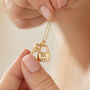 Personalised Love Locked Padlock And Key Necklace, thumbnail 1 of 6