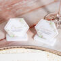 Floral Hexagon Freestanding Place Setting Decorations, thumbnail 1 of 3