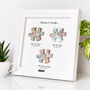 Three Personalised Jigsaw Maps Framed Print, thumbnail 1 of 12